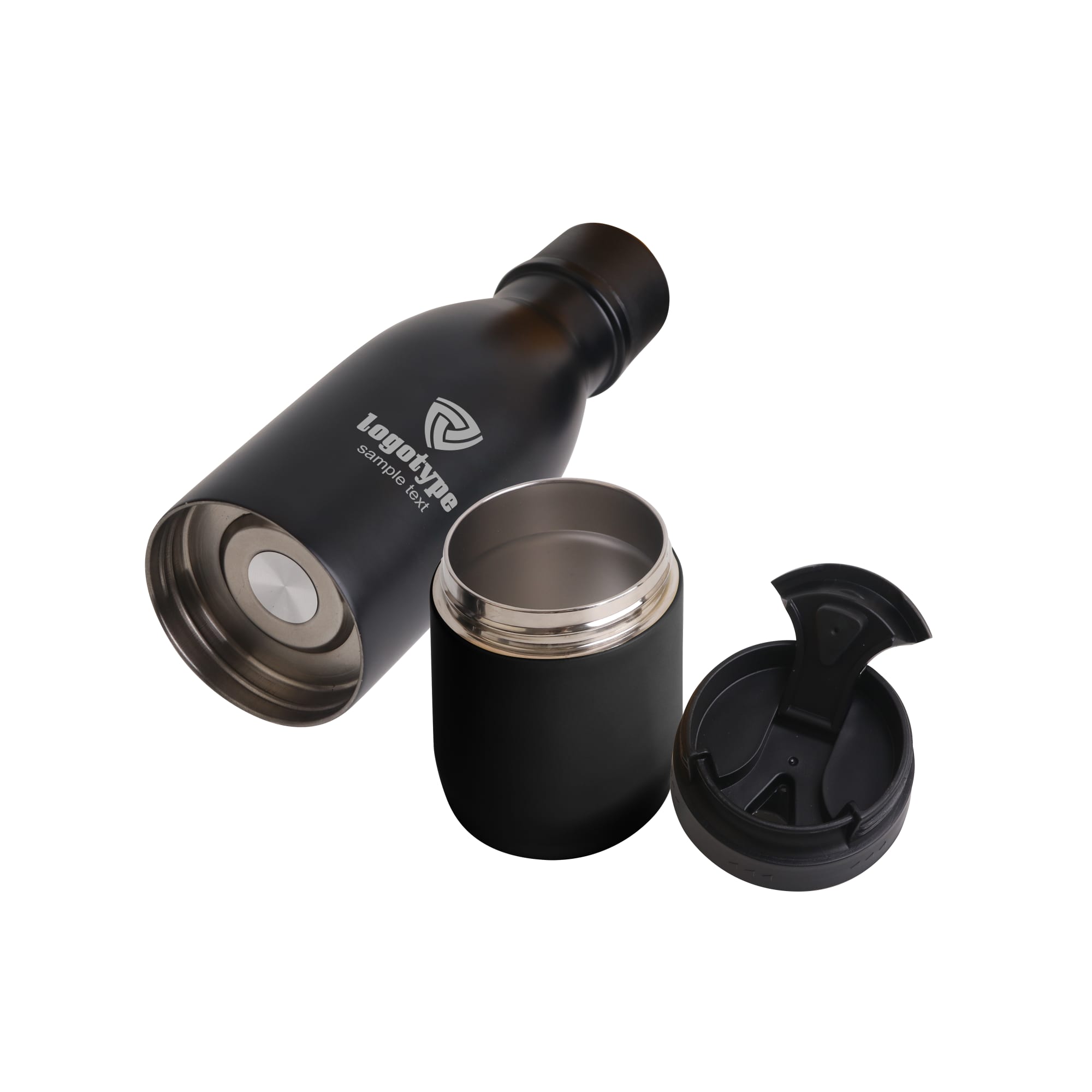 2 in 1 Stainless Vacuum Flask