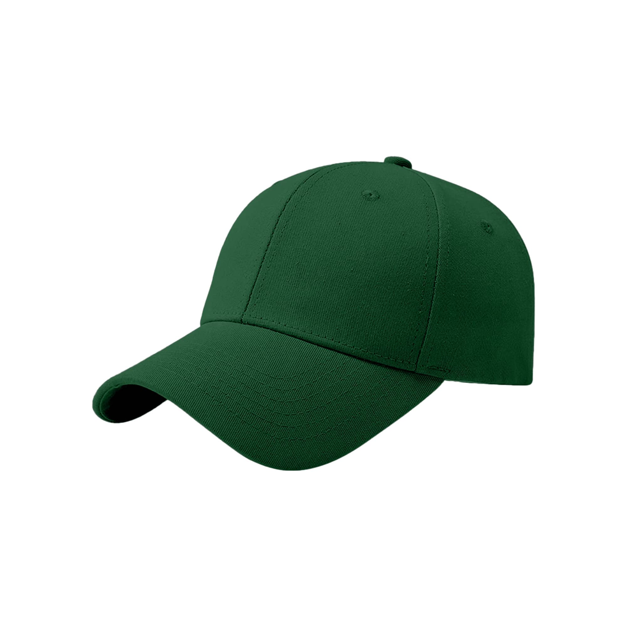 6 Panel Cotton Hard Top Pure Baseball Cap