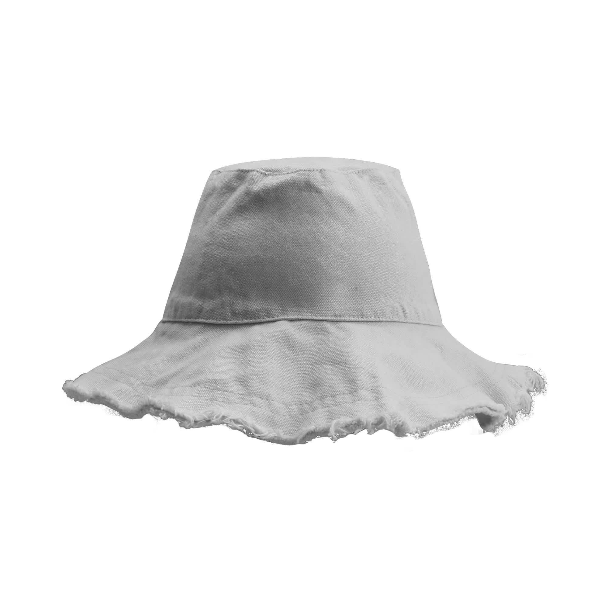 Raw Edge Bucket Hat