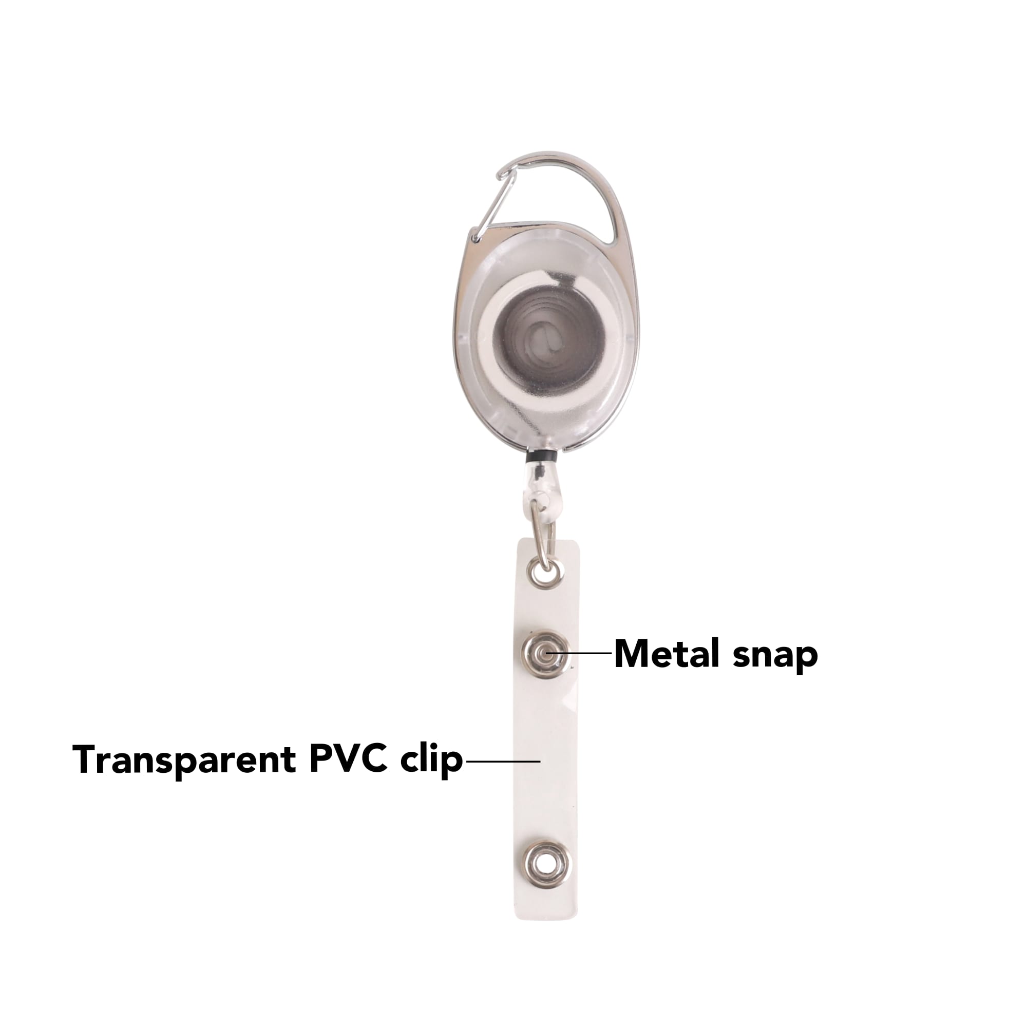 Retractable Oval Card Holder