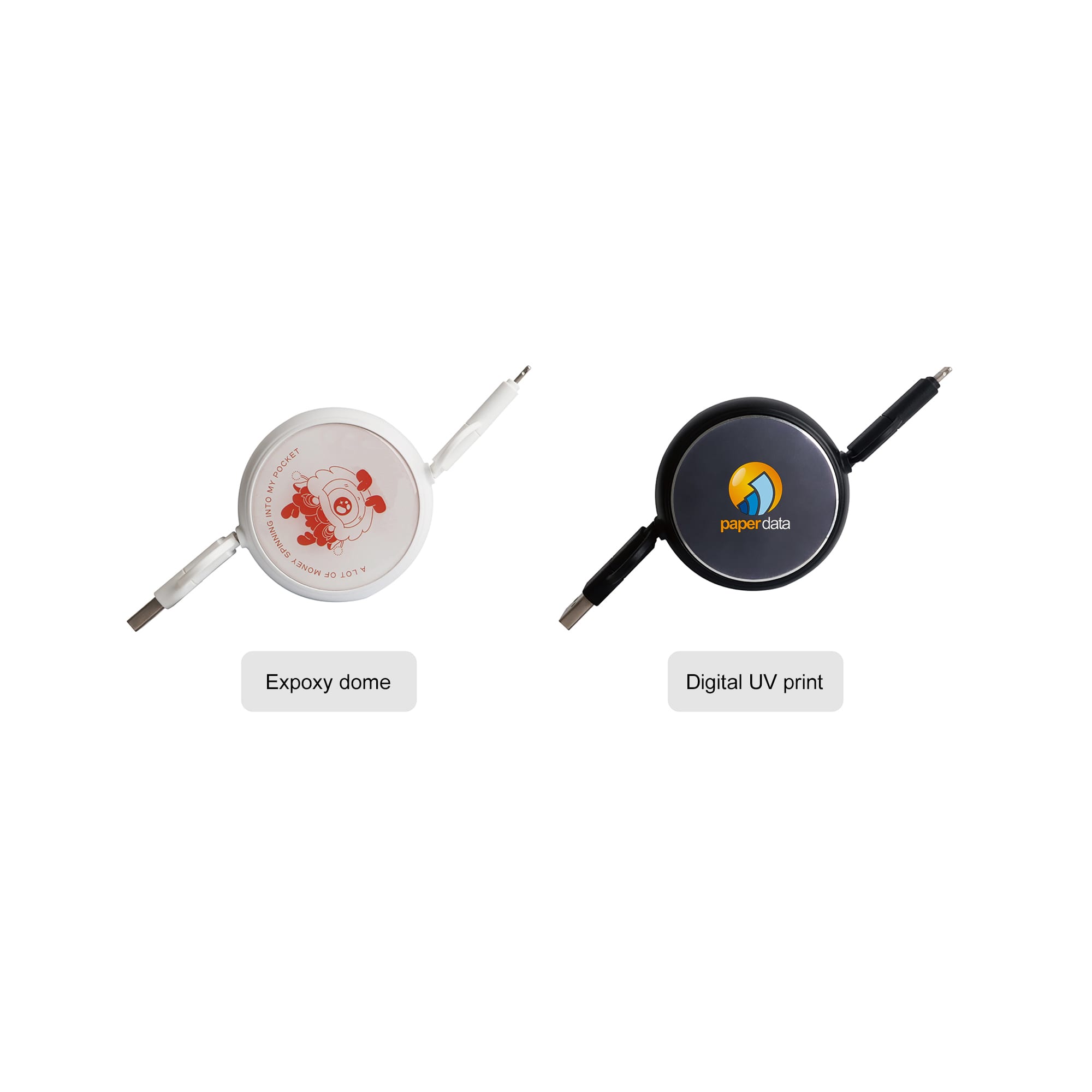 Retractable Portable Charging Cable