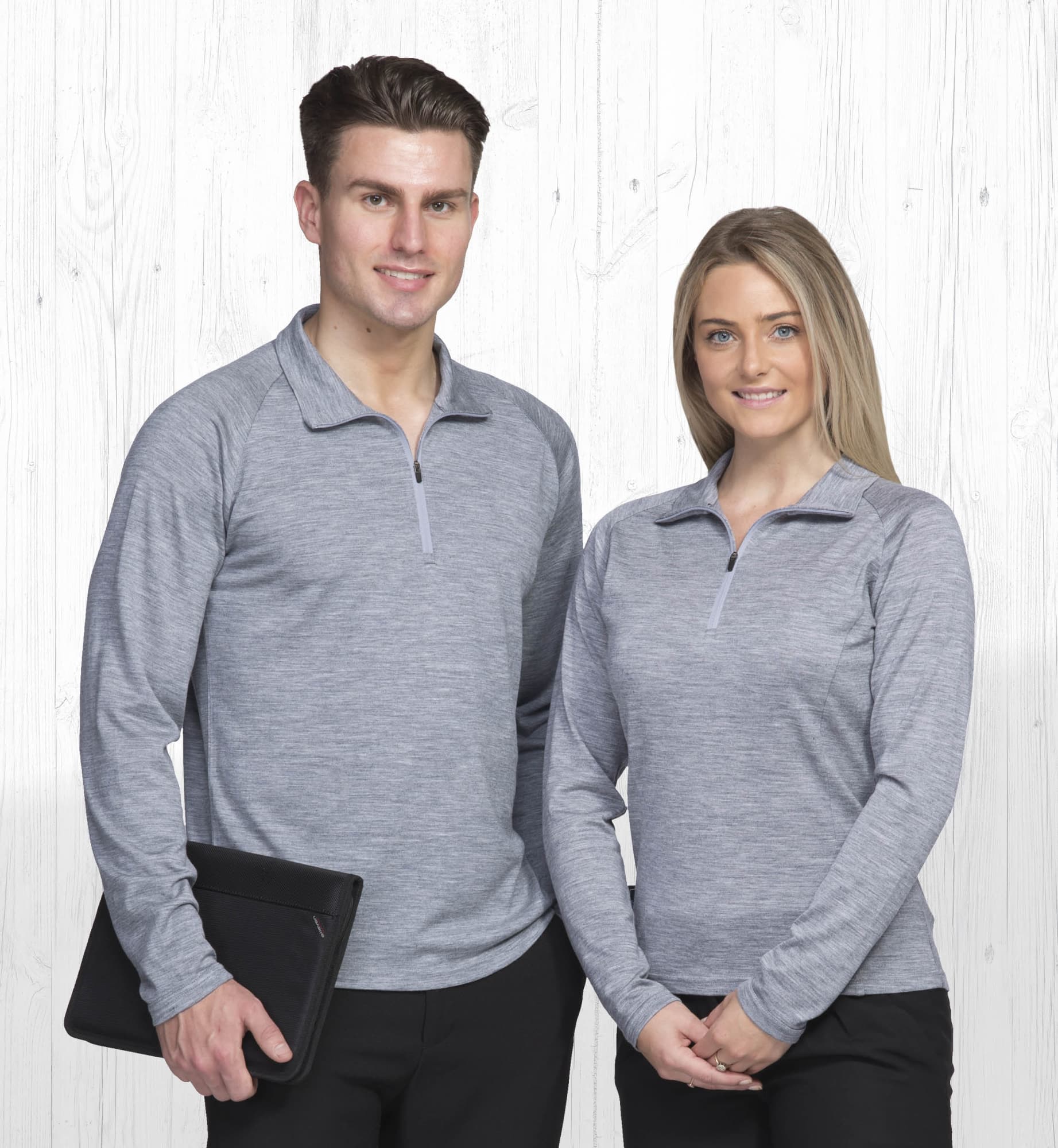 Merino Zip Pullover - Mens