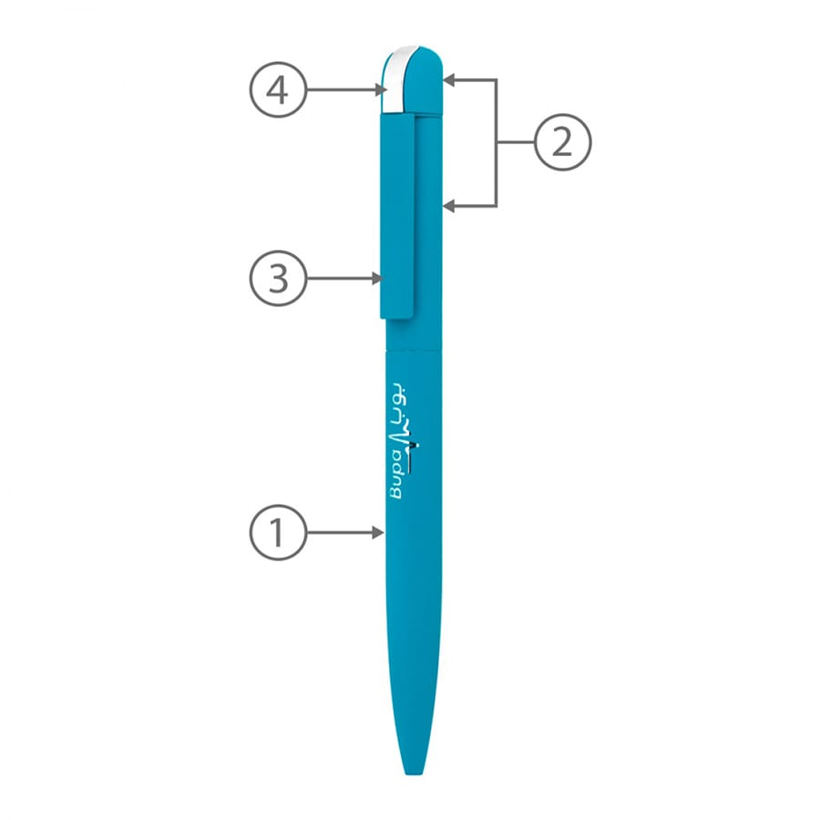 BND62 FOLK, TWIST METAL BALL PEN