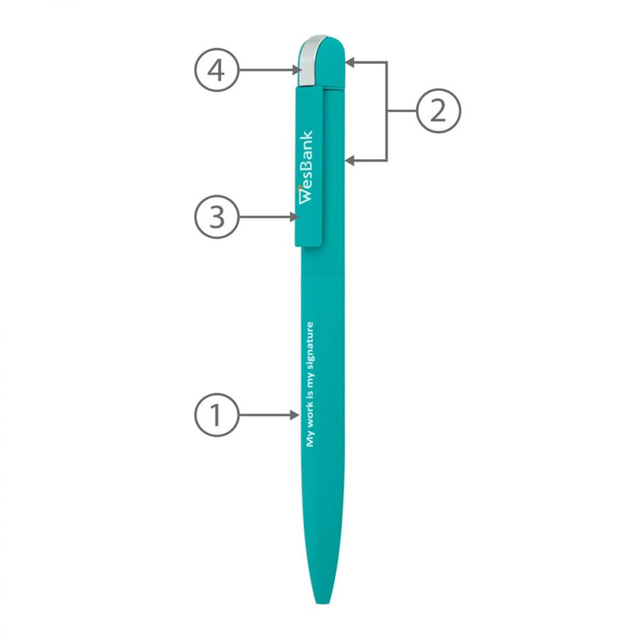 BND62 FOLK, TWIST METAL BALL PEN
