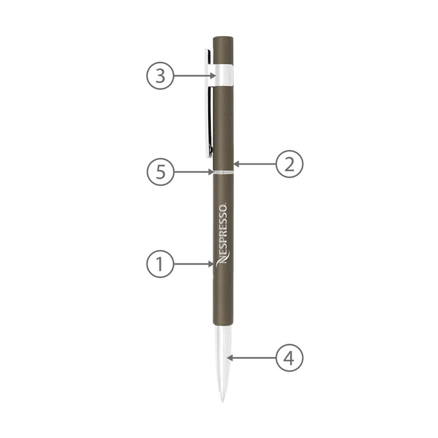 Slim Hex Pens (Custom Made To Order - BND70)