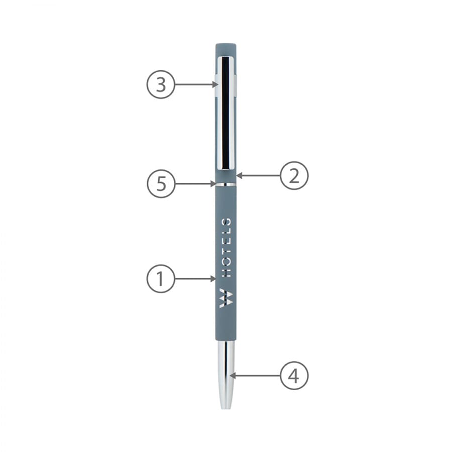 Slim Hex Pens (Custom Made To Order - BND70)