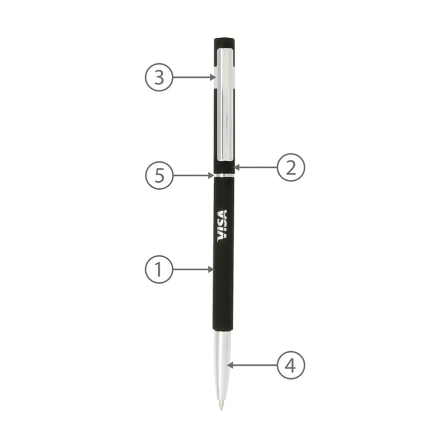 Slim Hex Pens (Custom Made To Order - BND70)