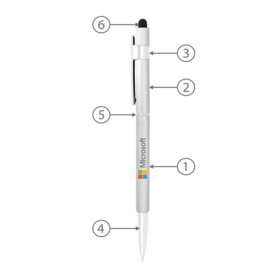 Stylus Hex Pens (Custom Made To Order - BND70S)