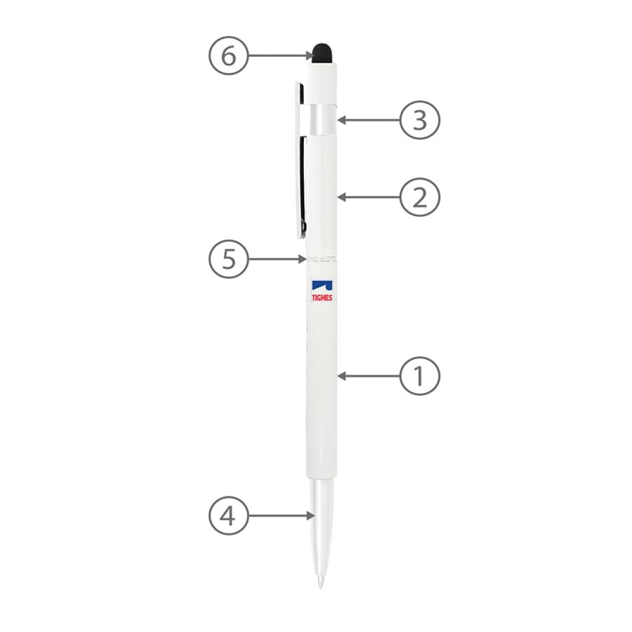 Stylus Hex Pens (Custom Made To Order - BND70S)