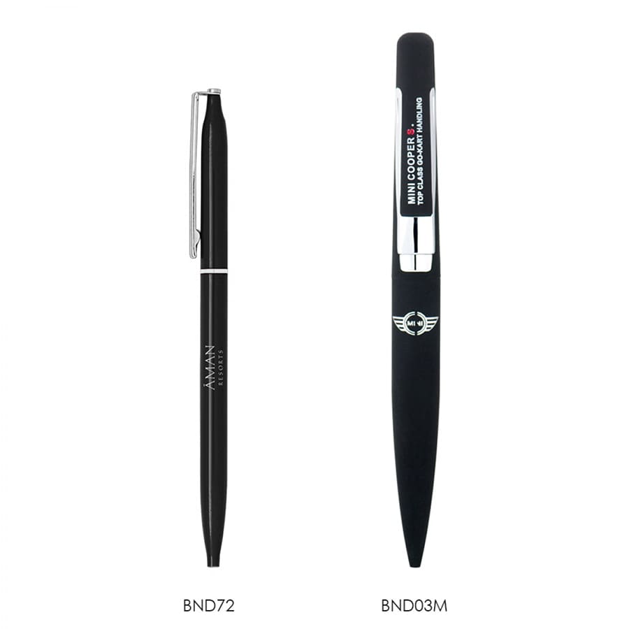 BND72 GLAD, THIN TWIST METAL BALL PEN