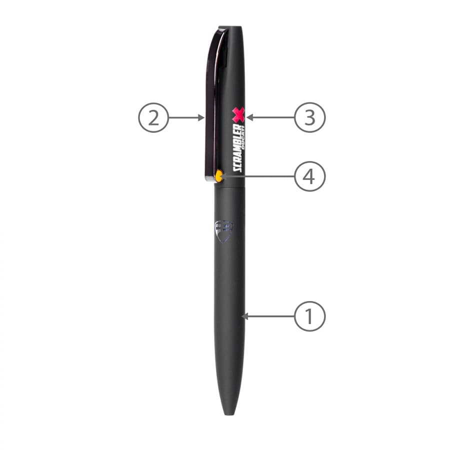 BND75 CLAW, TWIST METAL BALL PEN