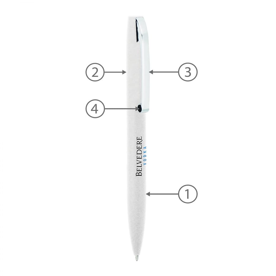 BND75 CLAW, TWIST METAL BALL PEN