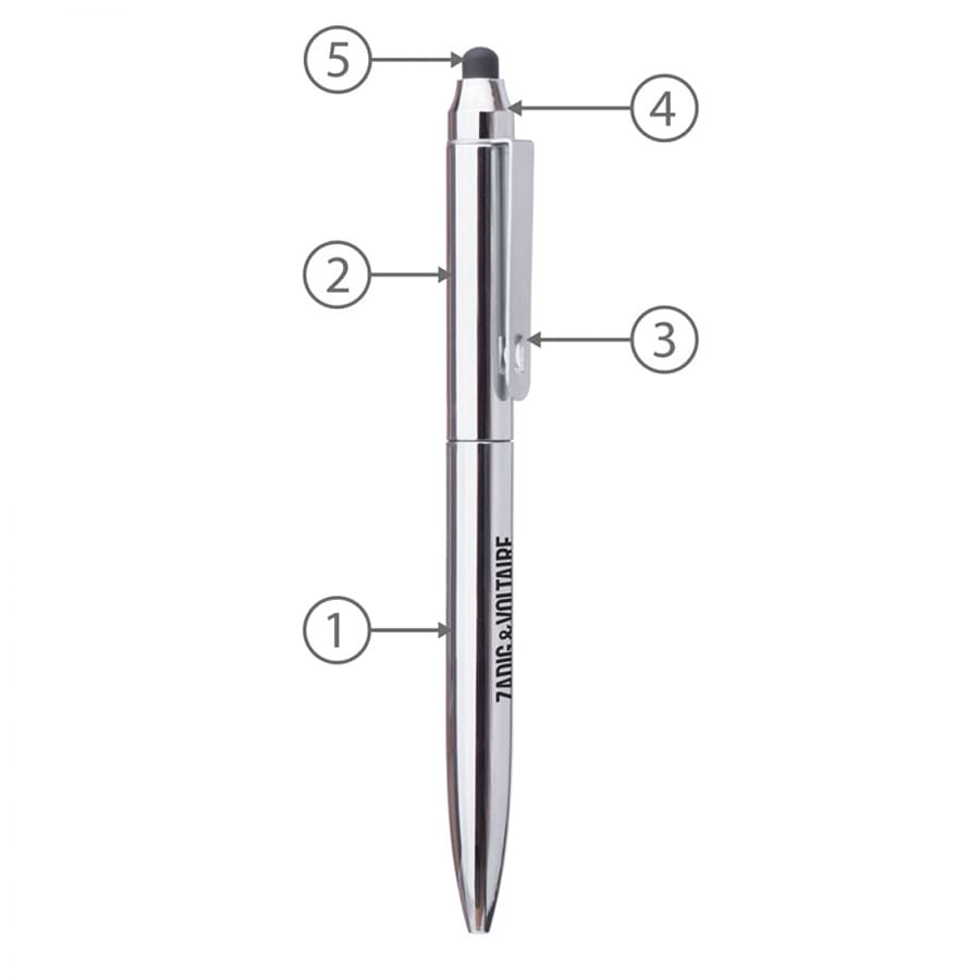 BND76S JOT, STYLUS, TWIST METAL BALLPEN