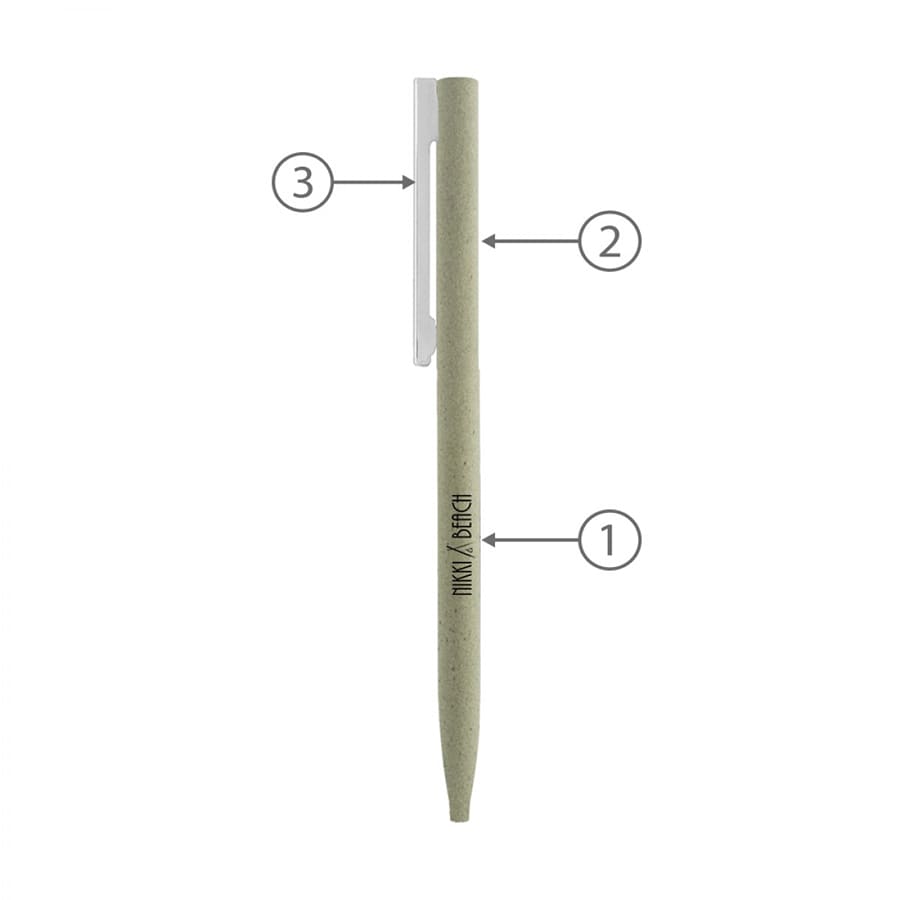 BND78 SARI, THIN TWIST METAL BALL PEN