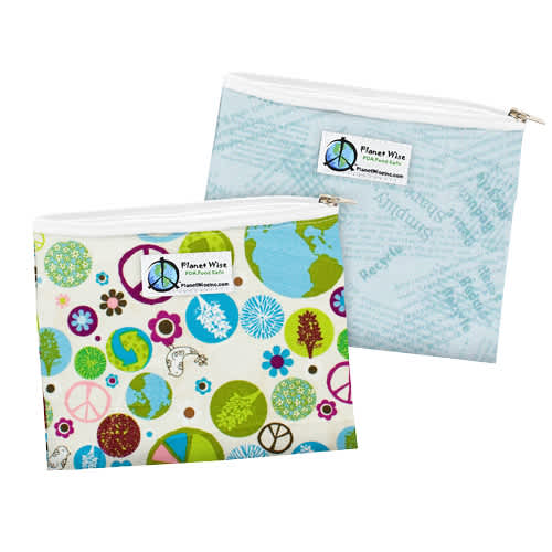 Reusable Food Pouch with Zipper Closure