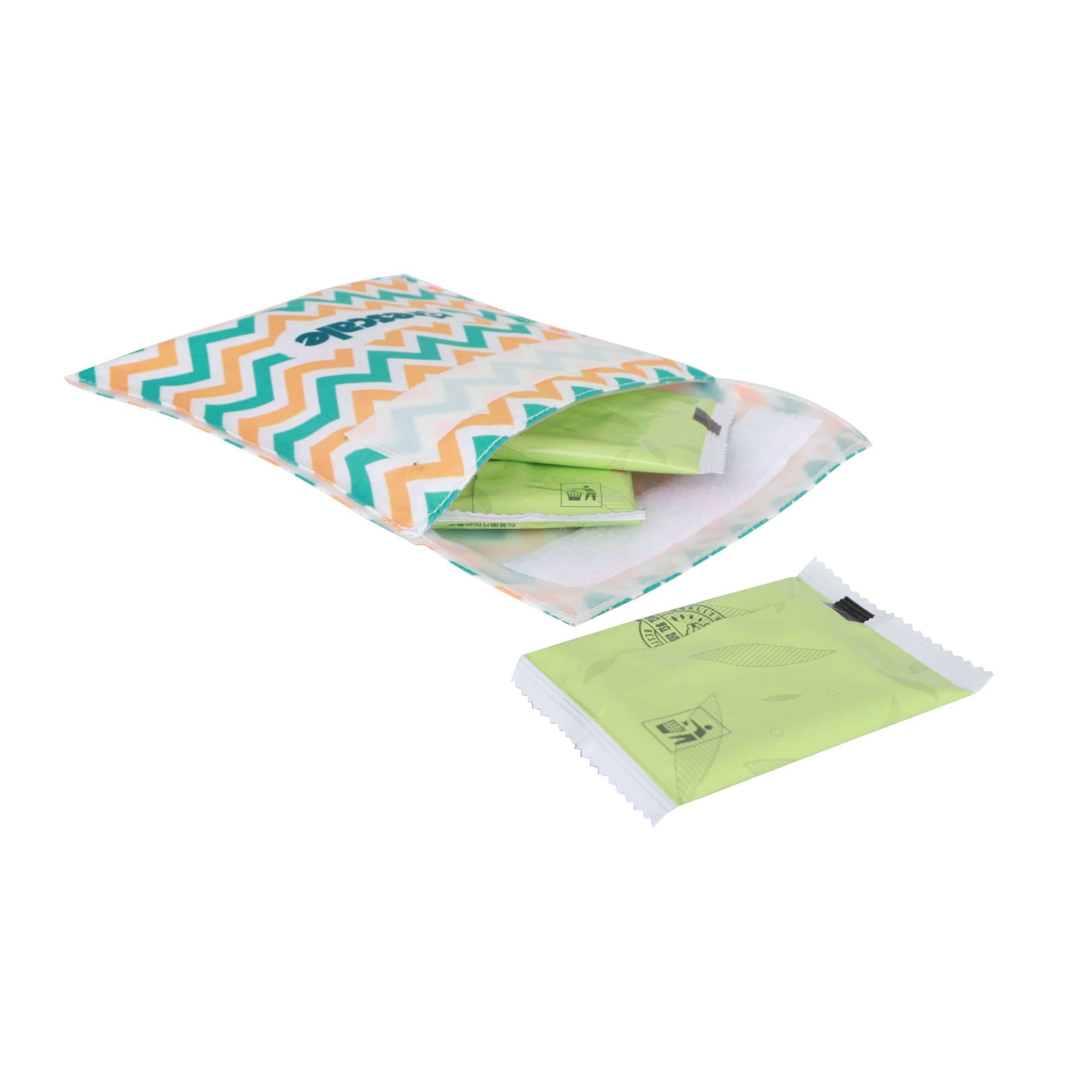 Reusable Food Pouch with Velcro Closure