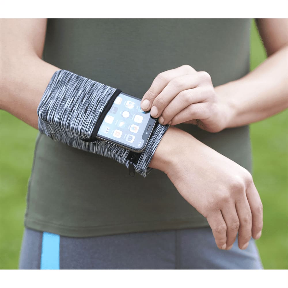 Cooling Heathered Wrist Band w/ Pocket