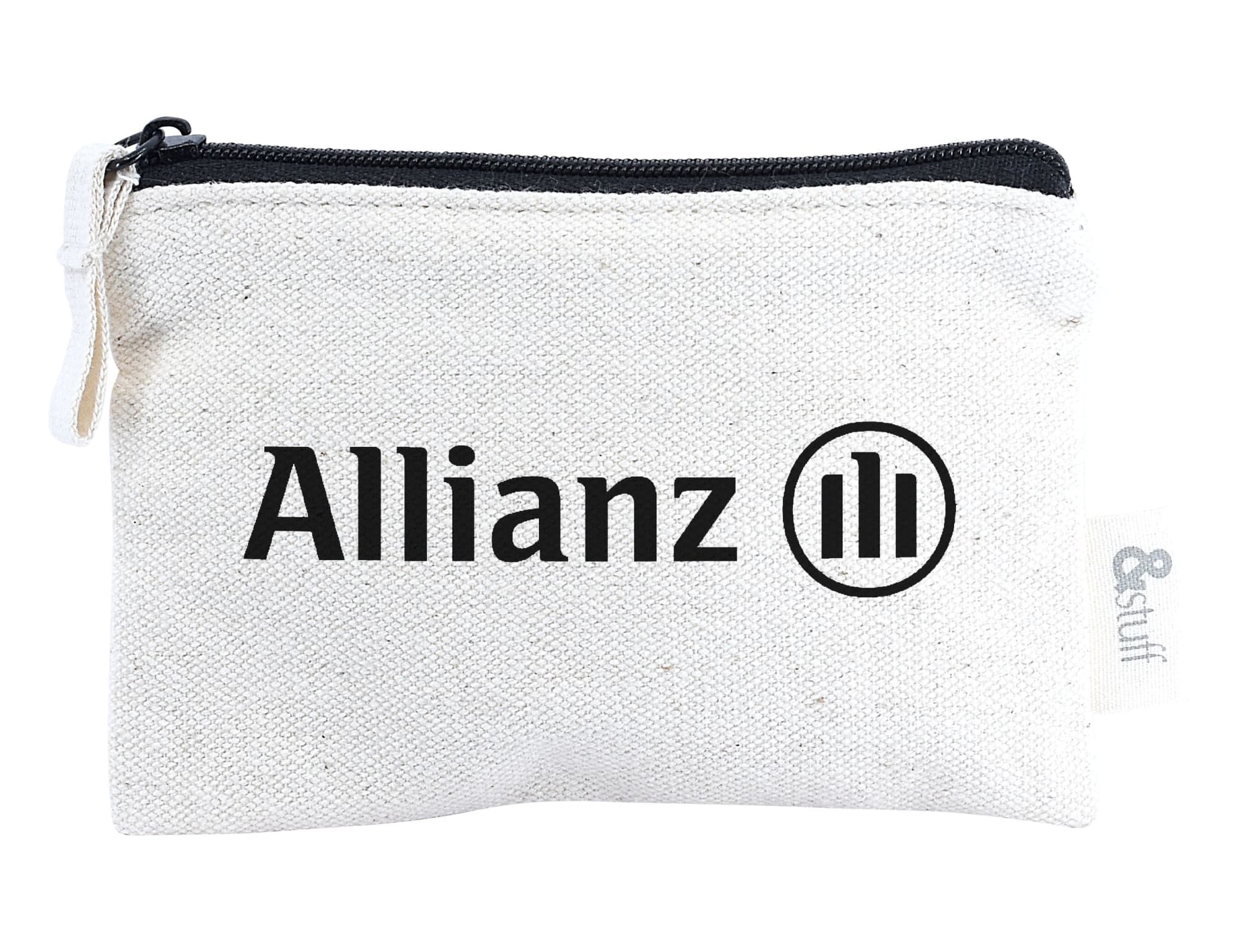 Calico Card & Key Pouch 8.5cm x 13cm