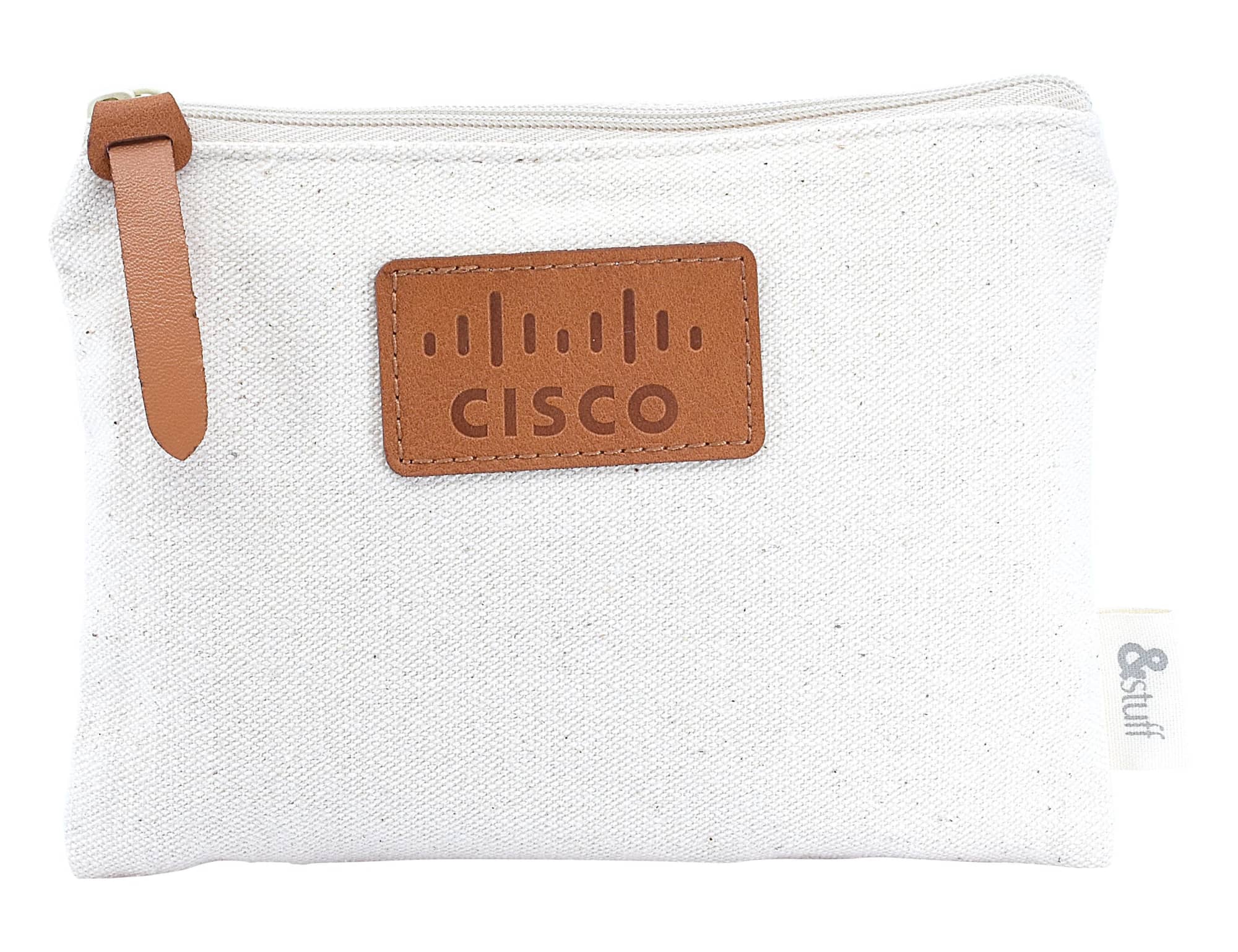 Calico Card & Key Pouch 12.5cm x 17cm
