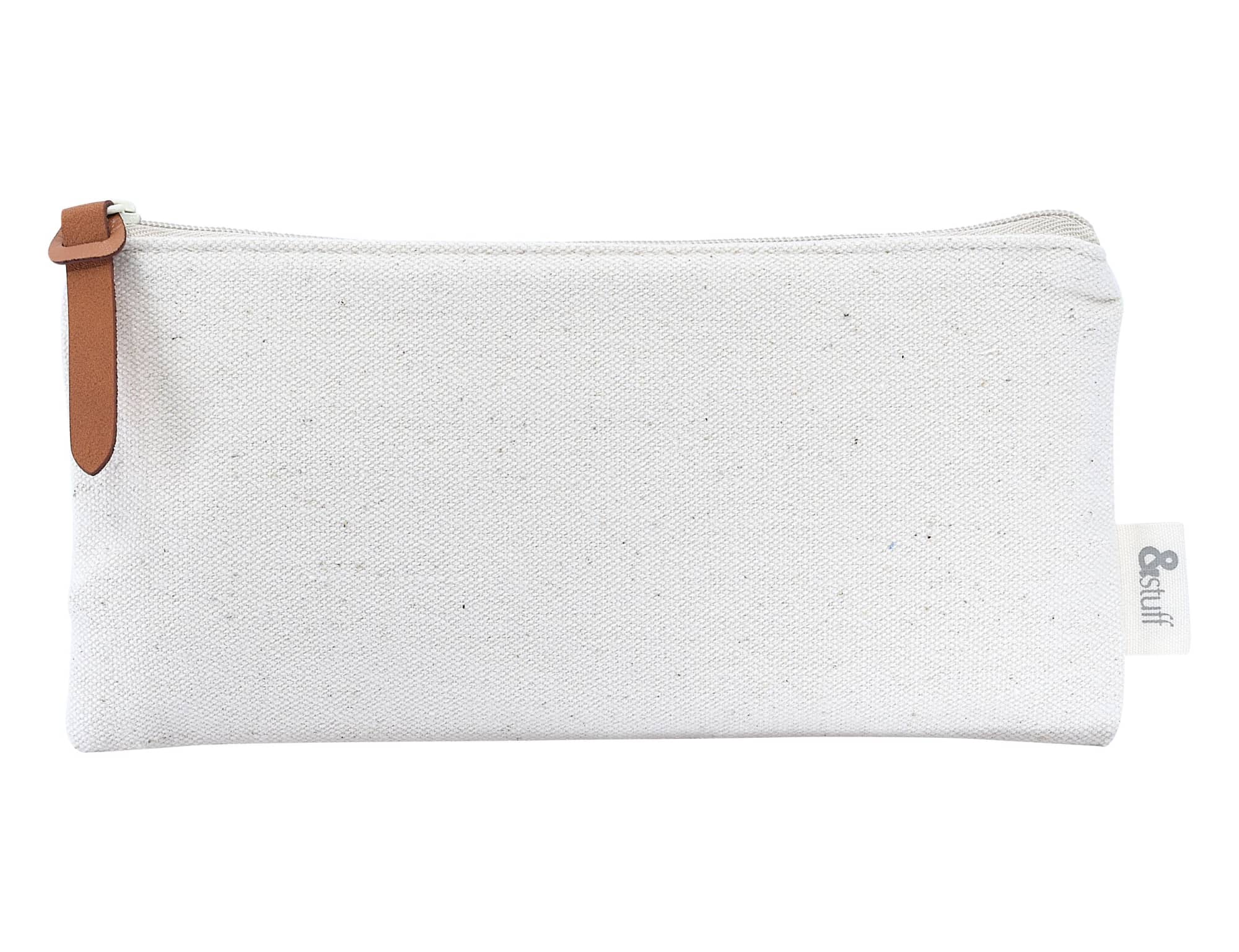 Calico Travel Pouch 12.5cm x 24.5cm