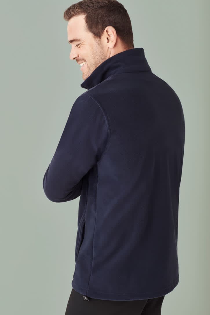 Mens Plain Micro Fleece Jacket