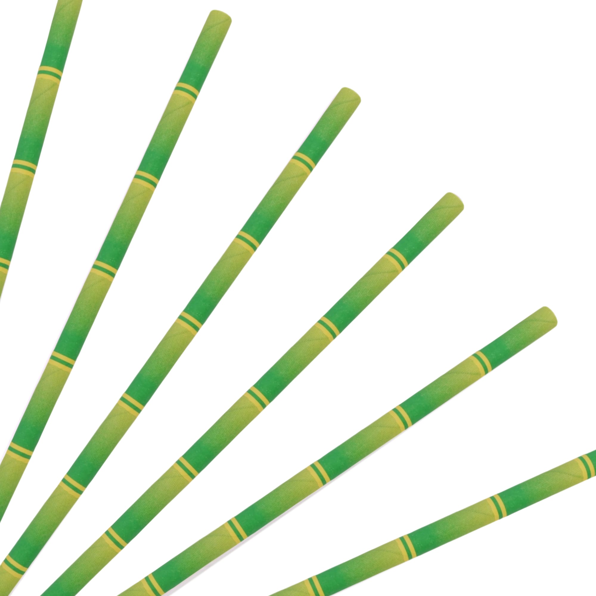 Disposable 3-ply Straight Drinking Paper Straw
