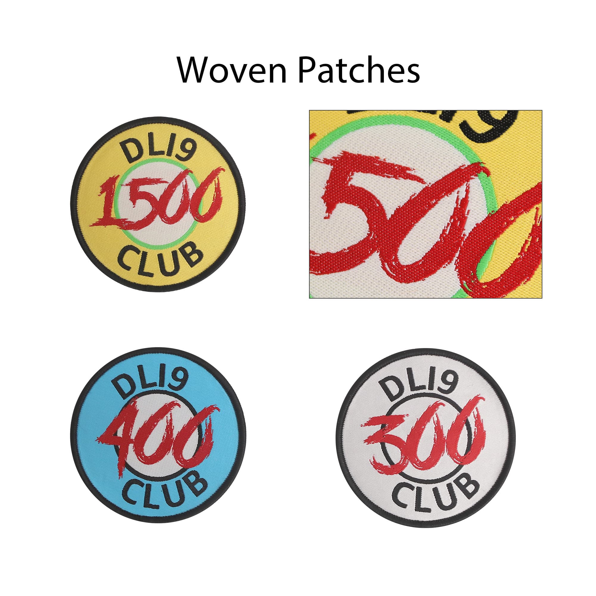 Custom woven patches