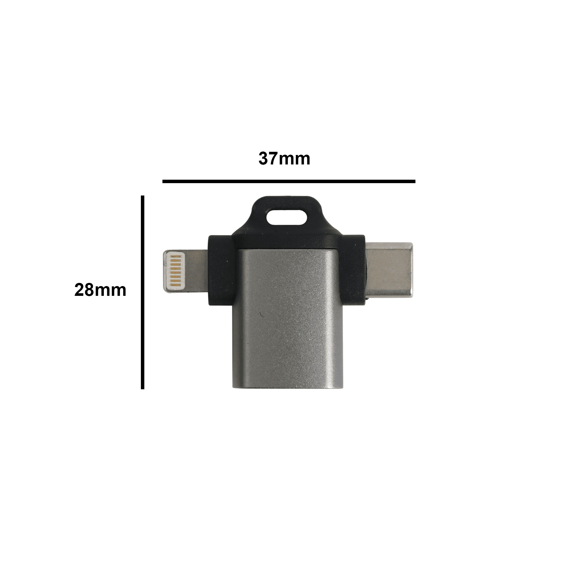 USB 3.0 to USB C Lightning OTG Adapter