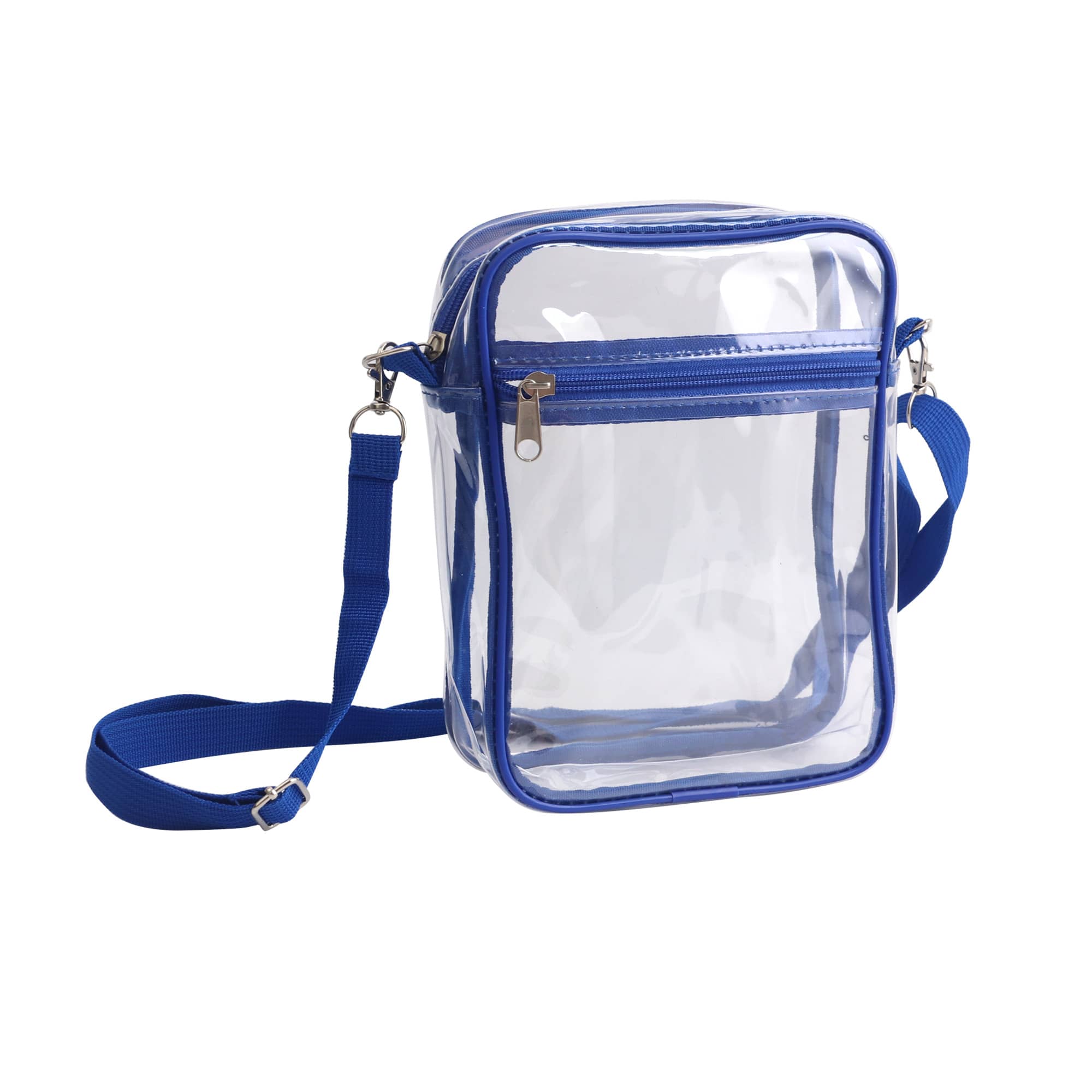 Clear Tote Bag with Zipper Closure Crossbody