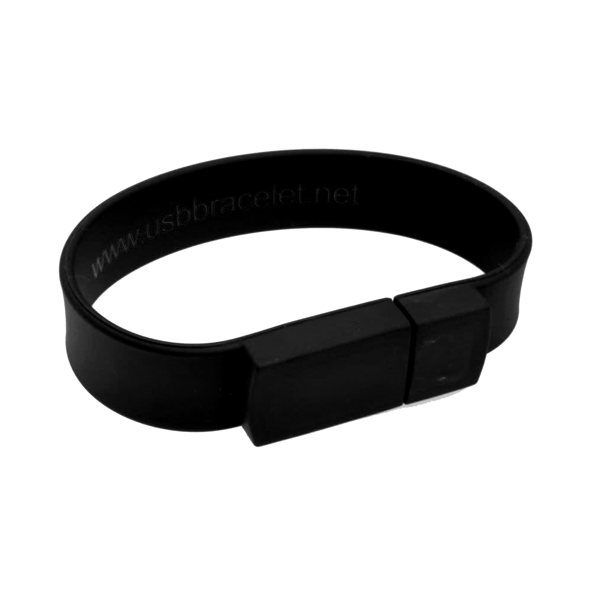 Rectangular Silicone Wristband Flash Drive