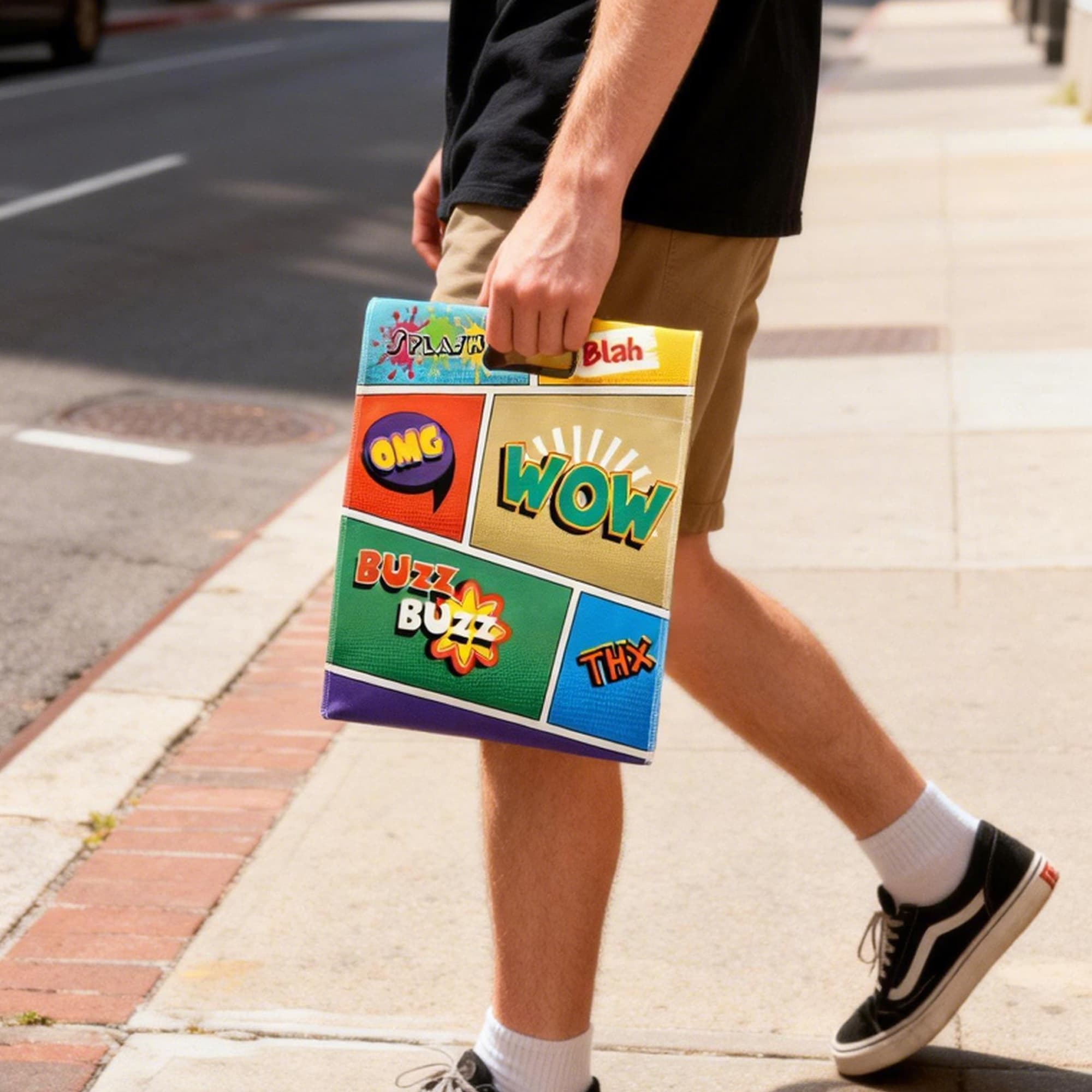 Flat D Cut Tote Bag
