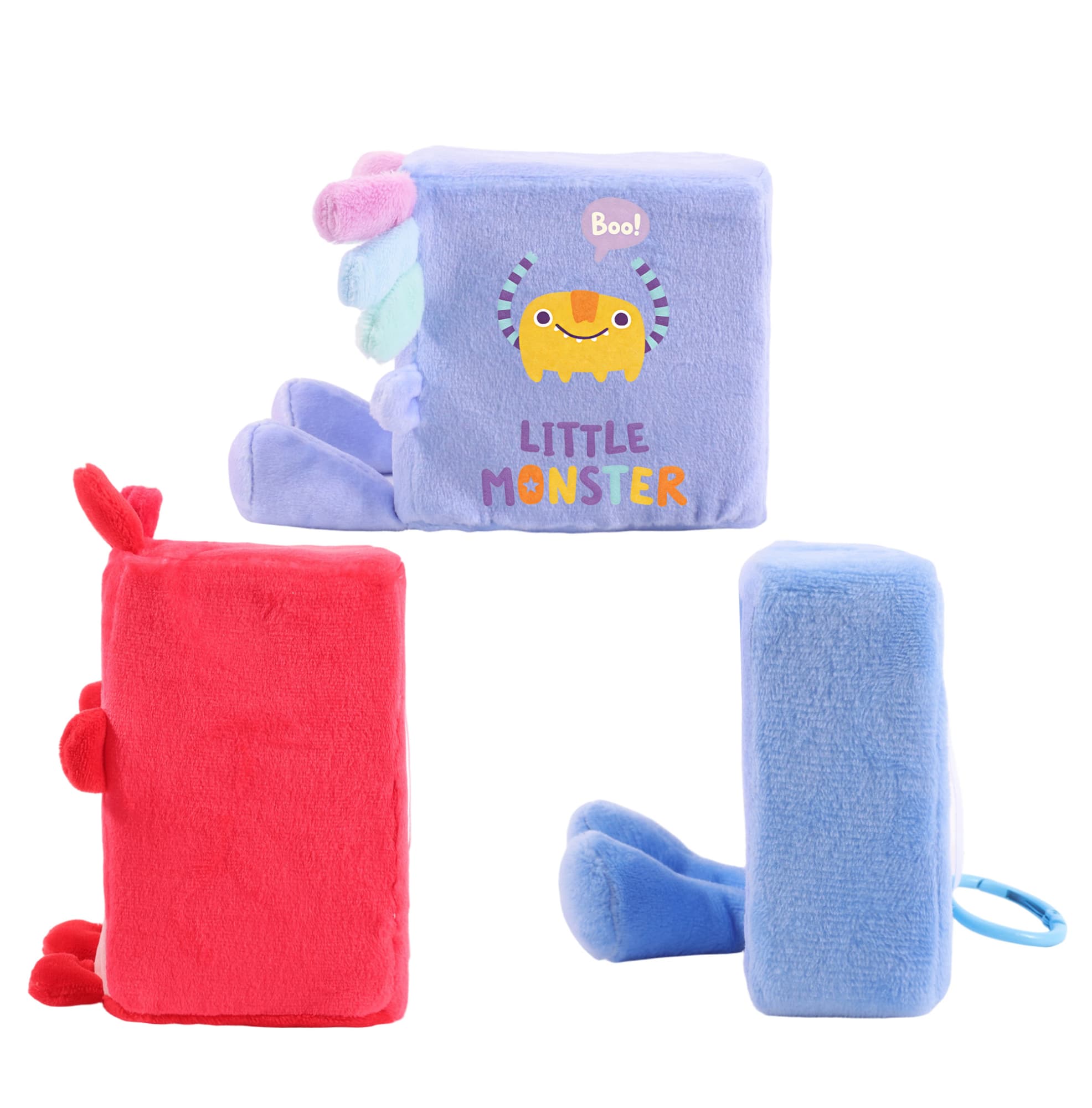 Block Plush Toy with O Ring