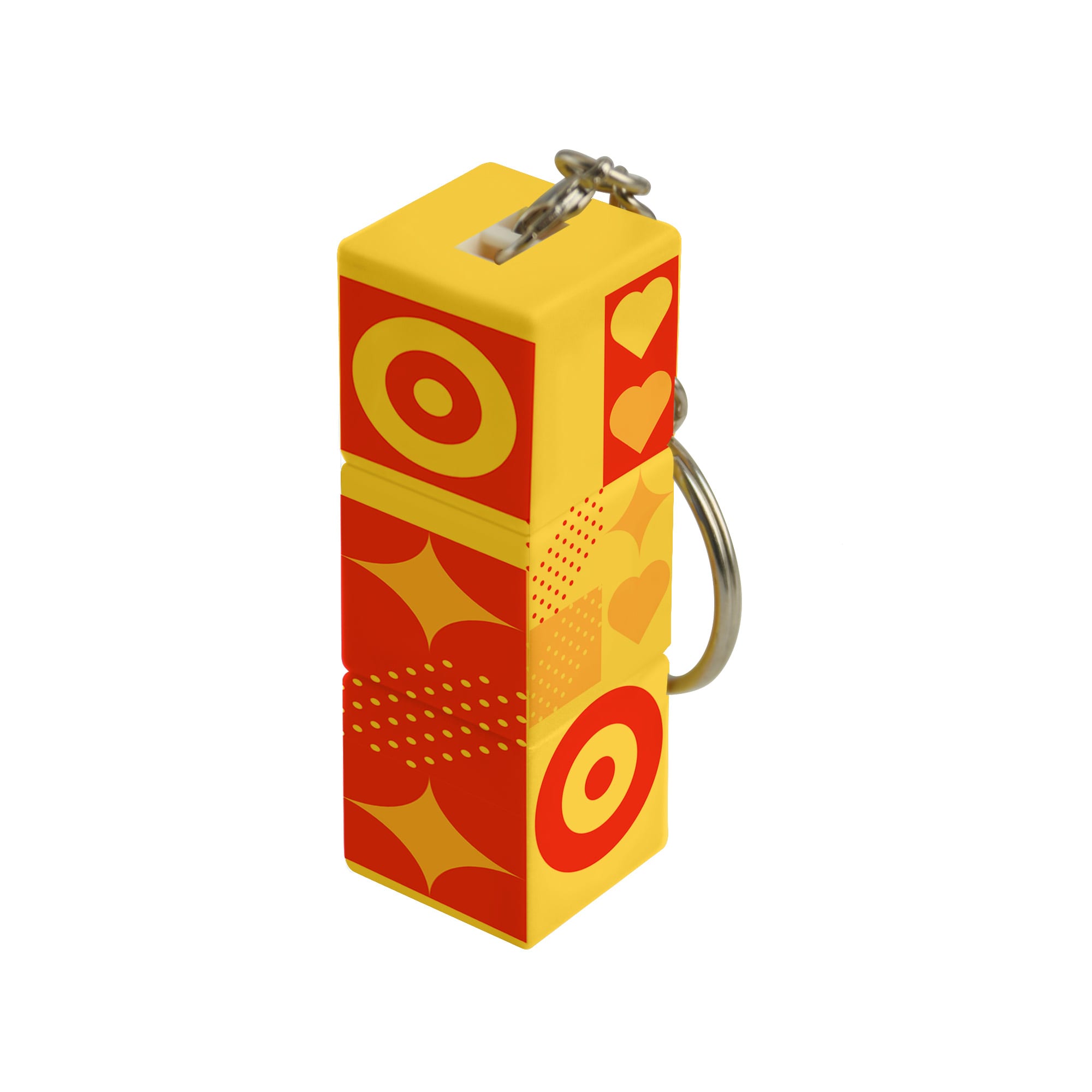 Custom Square Cube with Keyrings