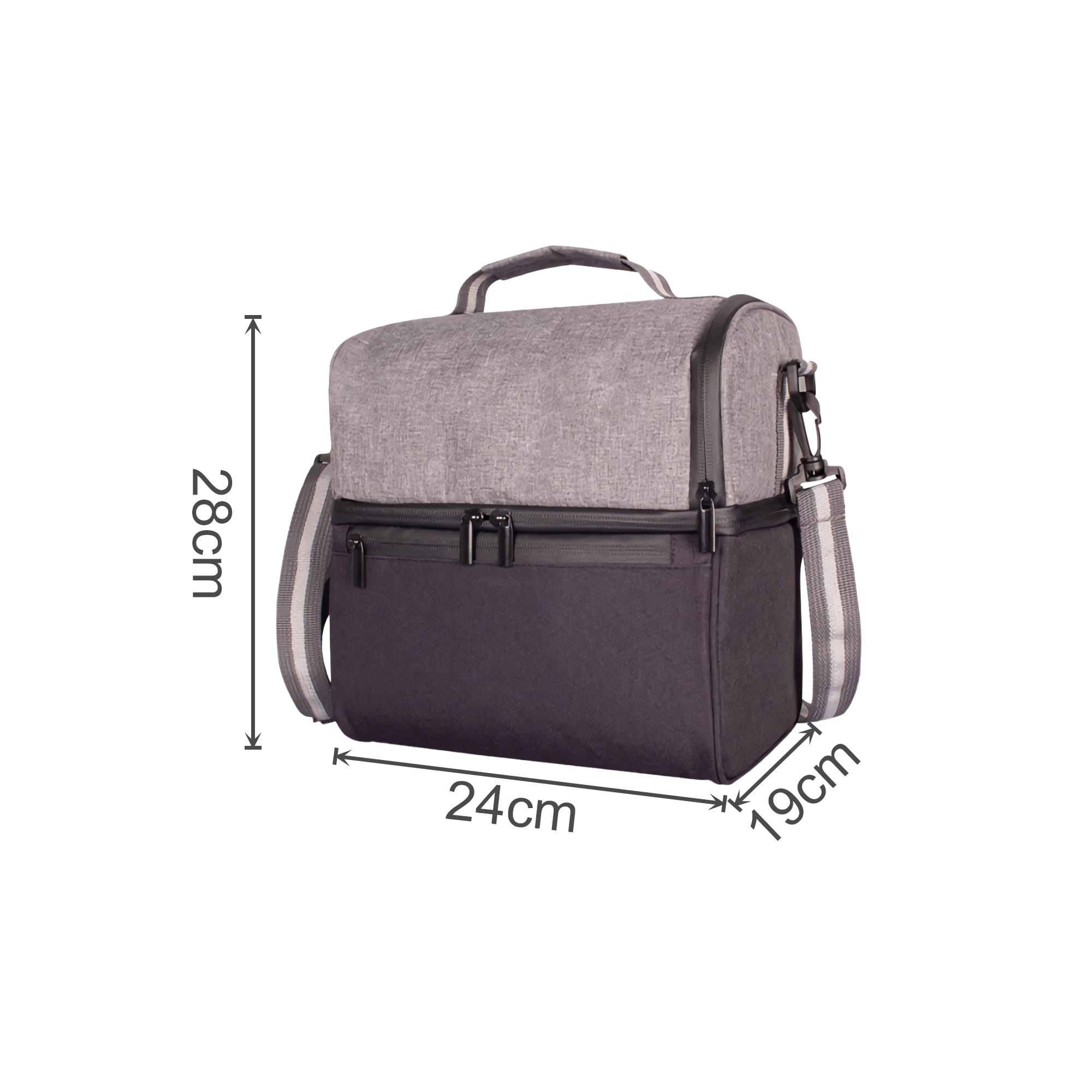 Two Compartment Lunch Bag