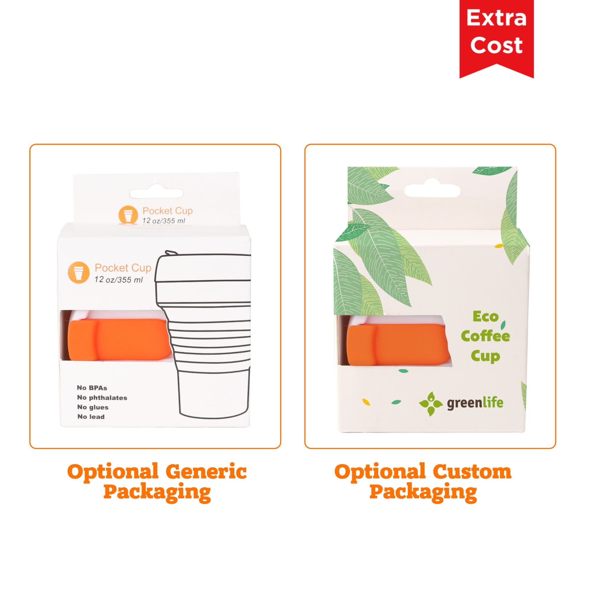 355ml Collapsible Silicon Coffee Cup