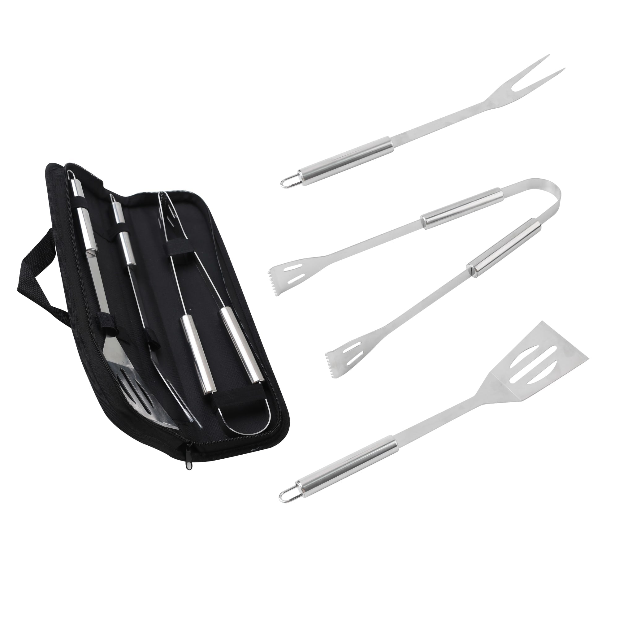 3 Pieces Barbecue Tools With Pouch