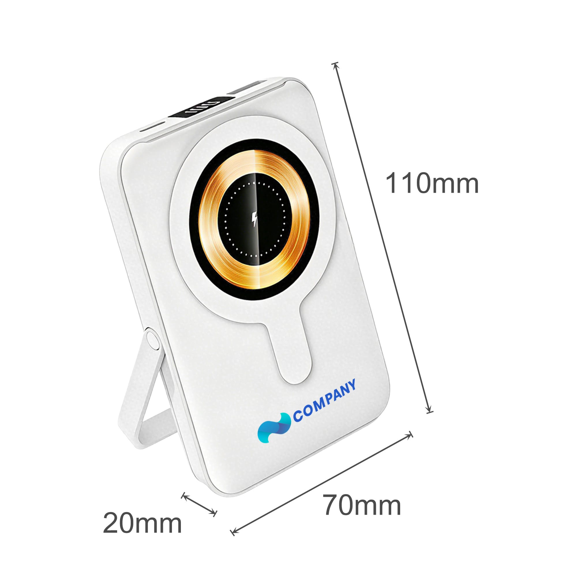 10000mAh Magnetic Wireless  Power Bank with Phone Stand