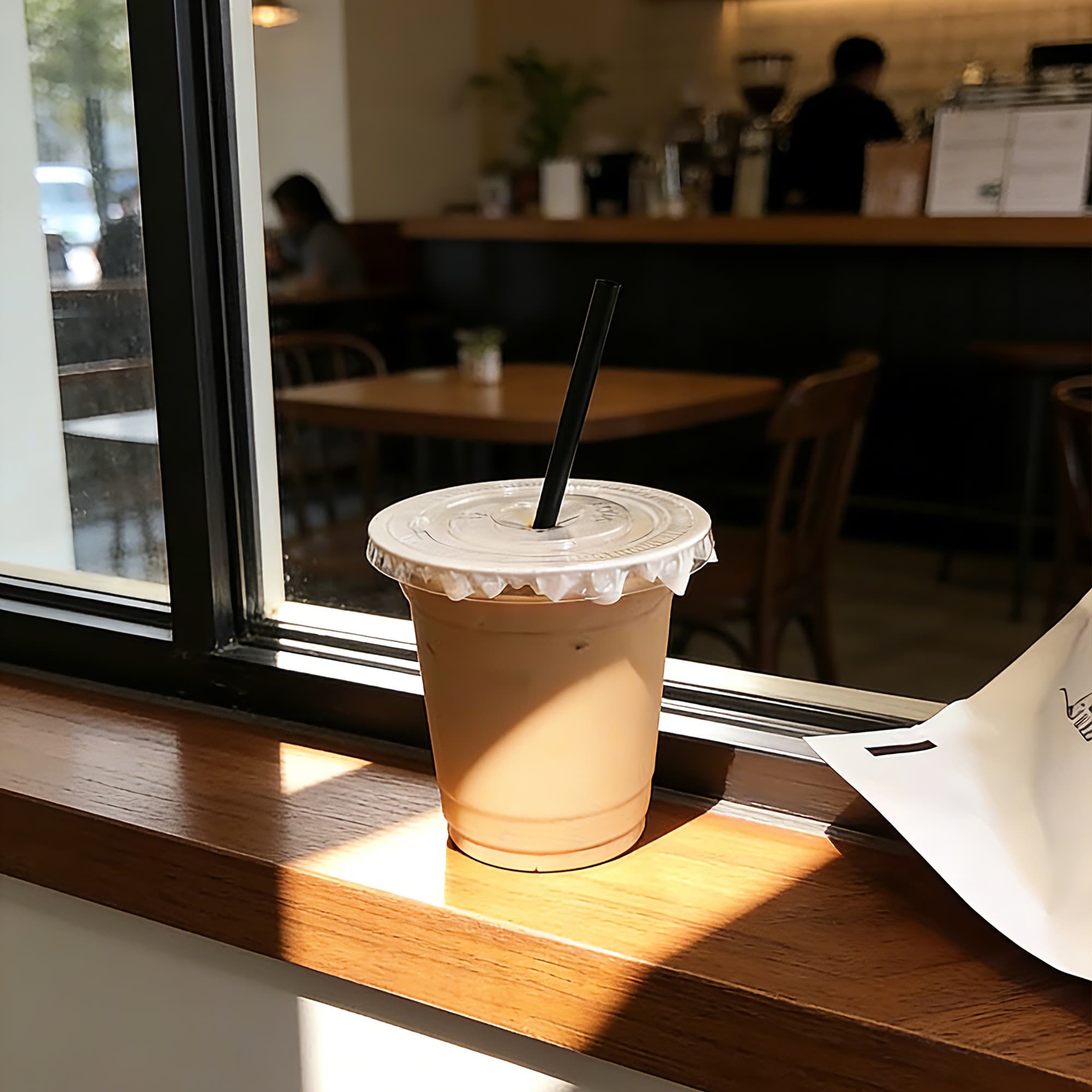 Custom Disposable 4-Ply Straight Angled Paper Straws