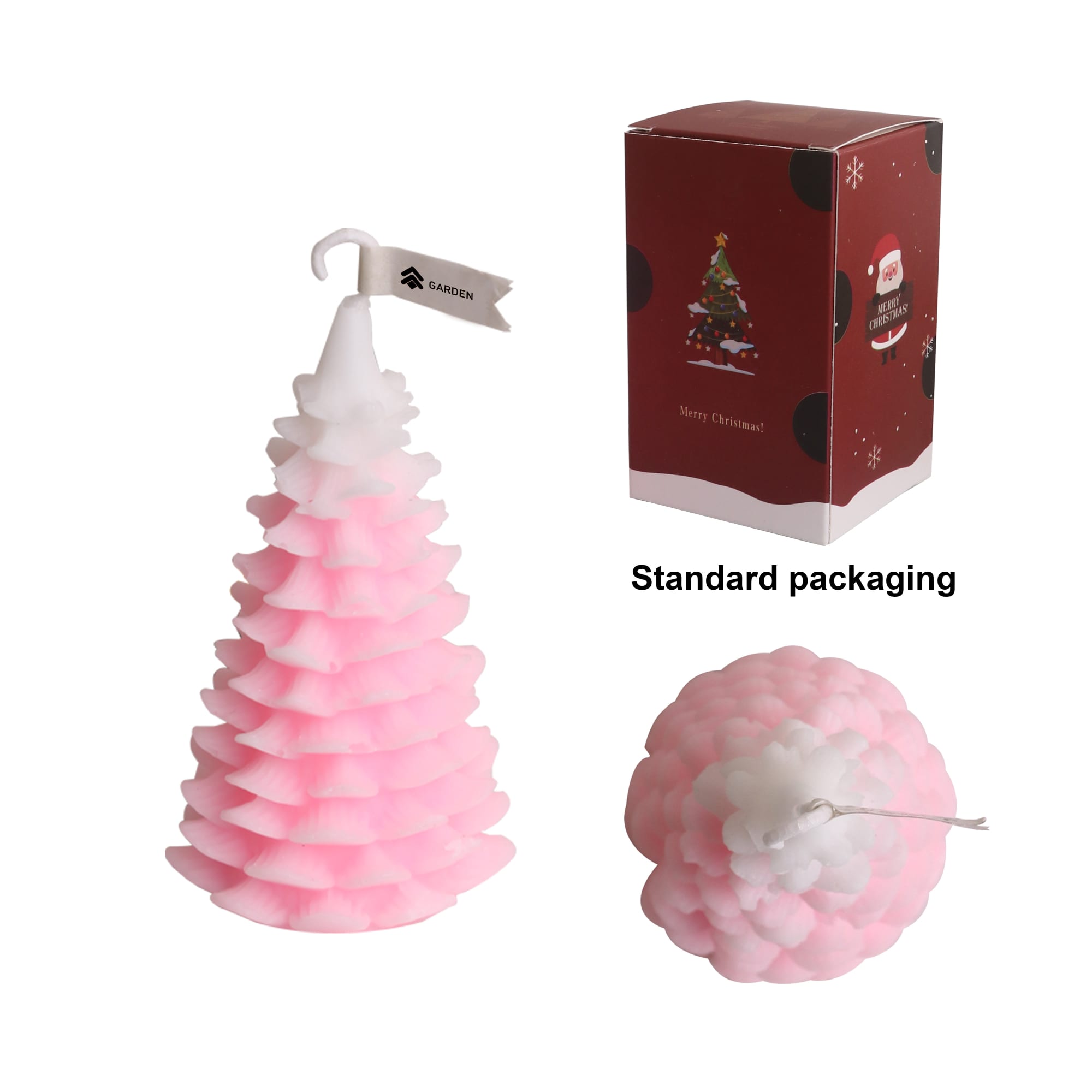Cedar Christmas Tree Shape Candles