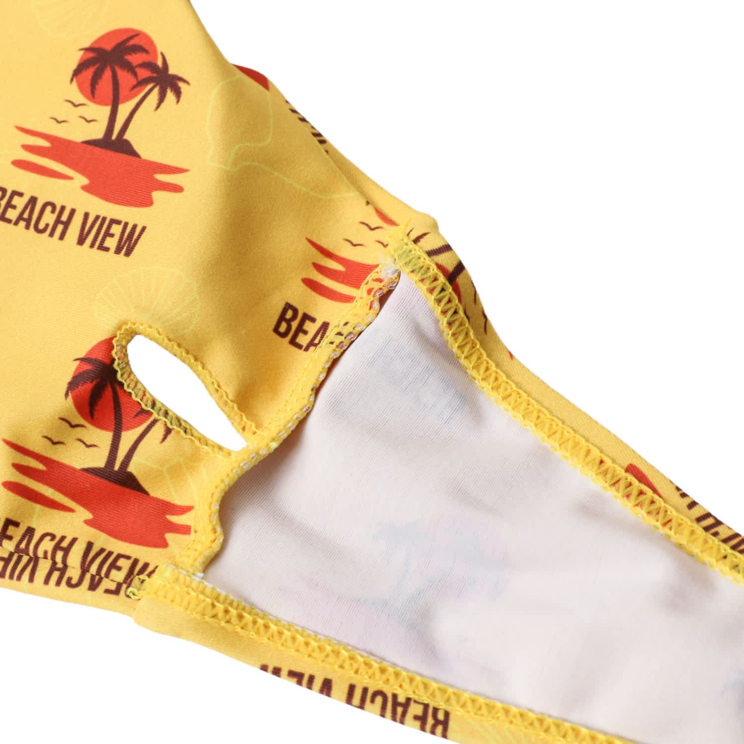 Women's Polyester Spandex Sublimated Bikini top