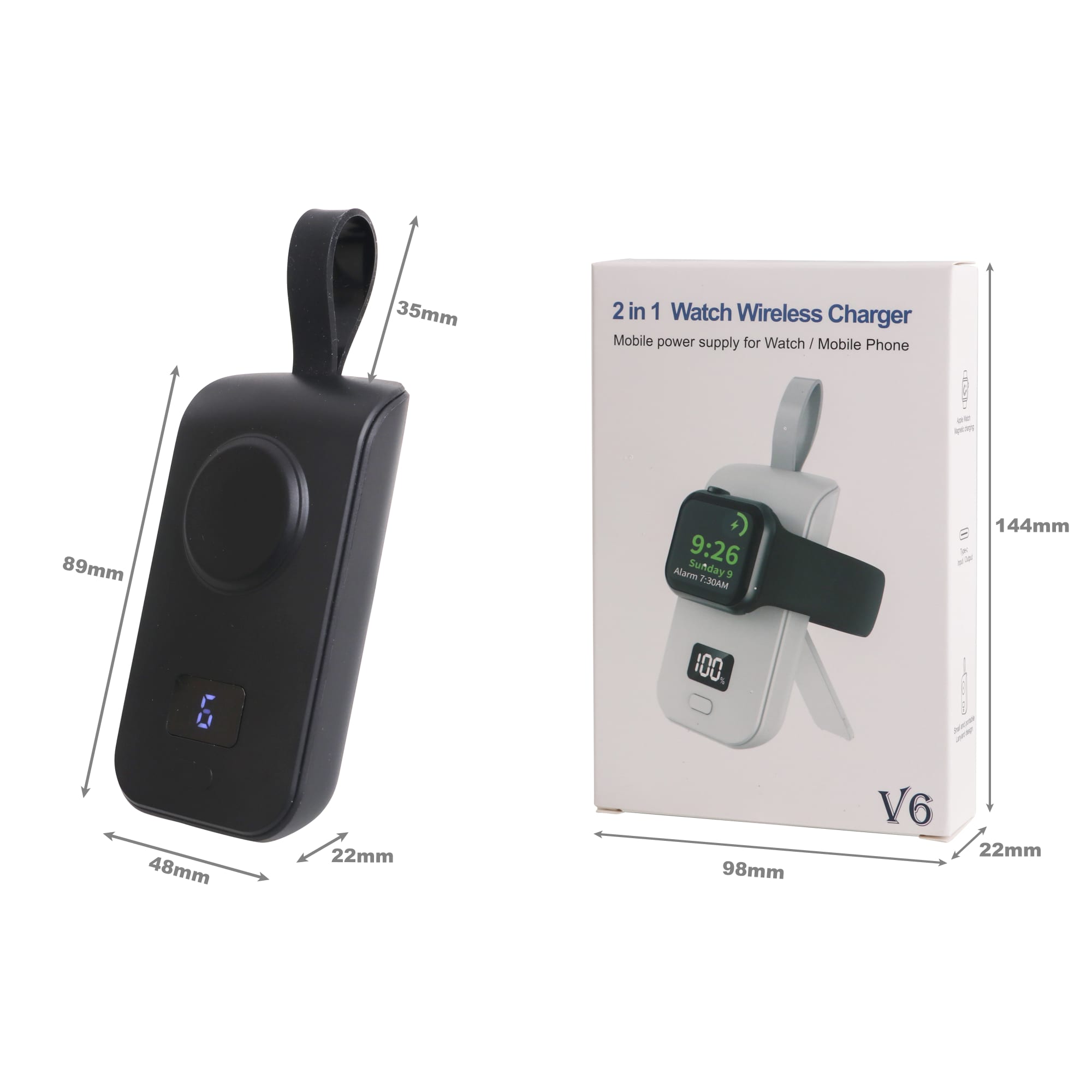 Portable Apple Watch 2500mAh Power Bank