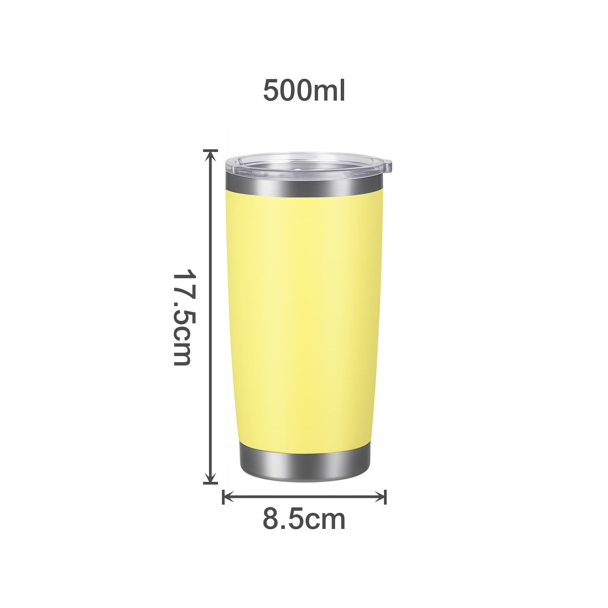 500ML Stainless Steel Double Wall Cup