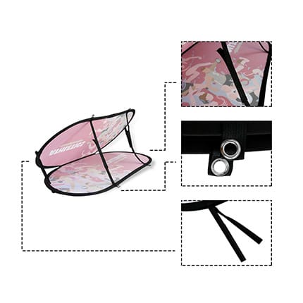 Bean Shaped Pop Up Banners (Small)