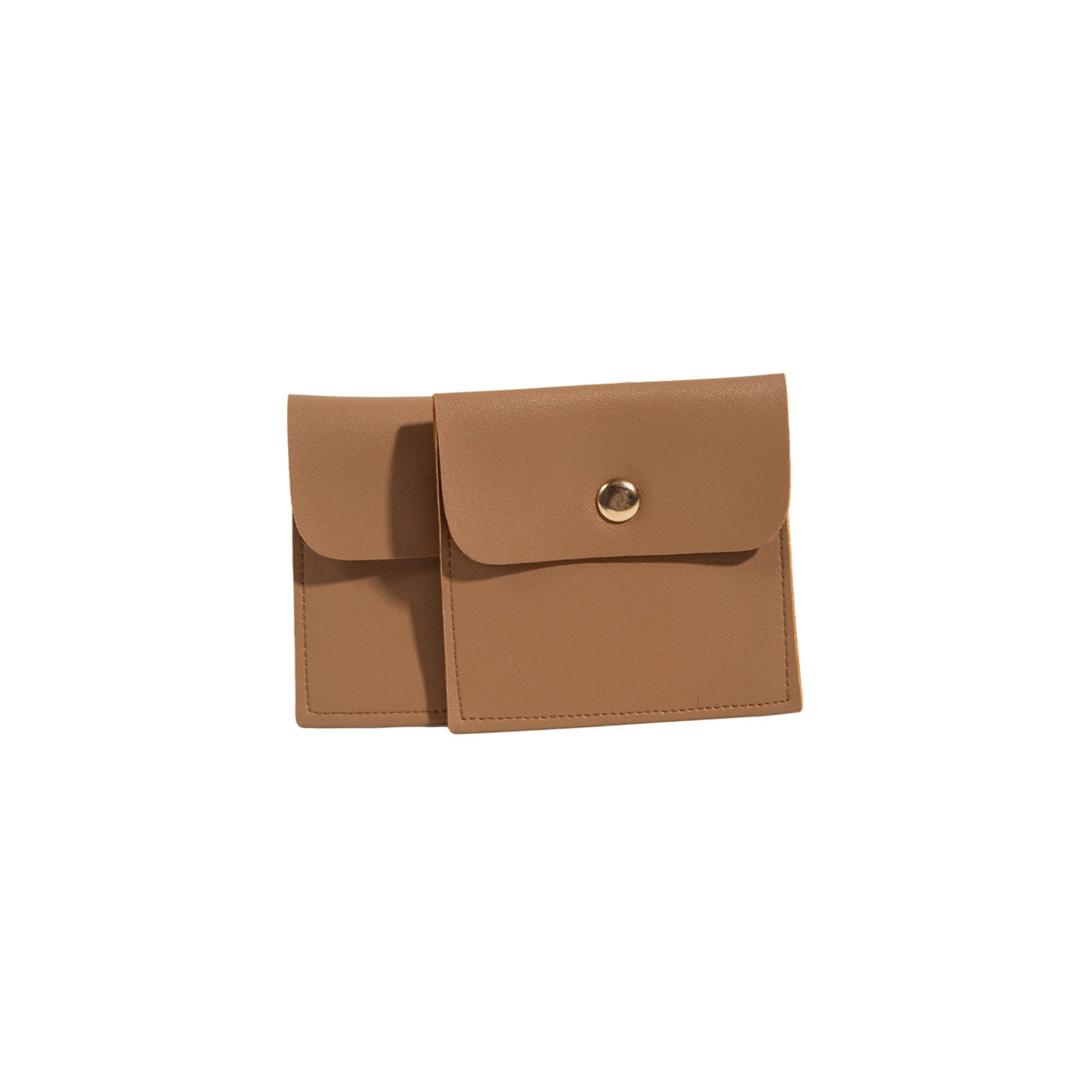 Square PU Leather Jewellery Pouch