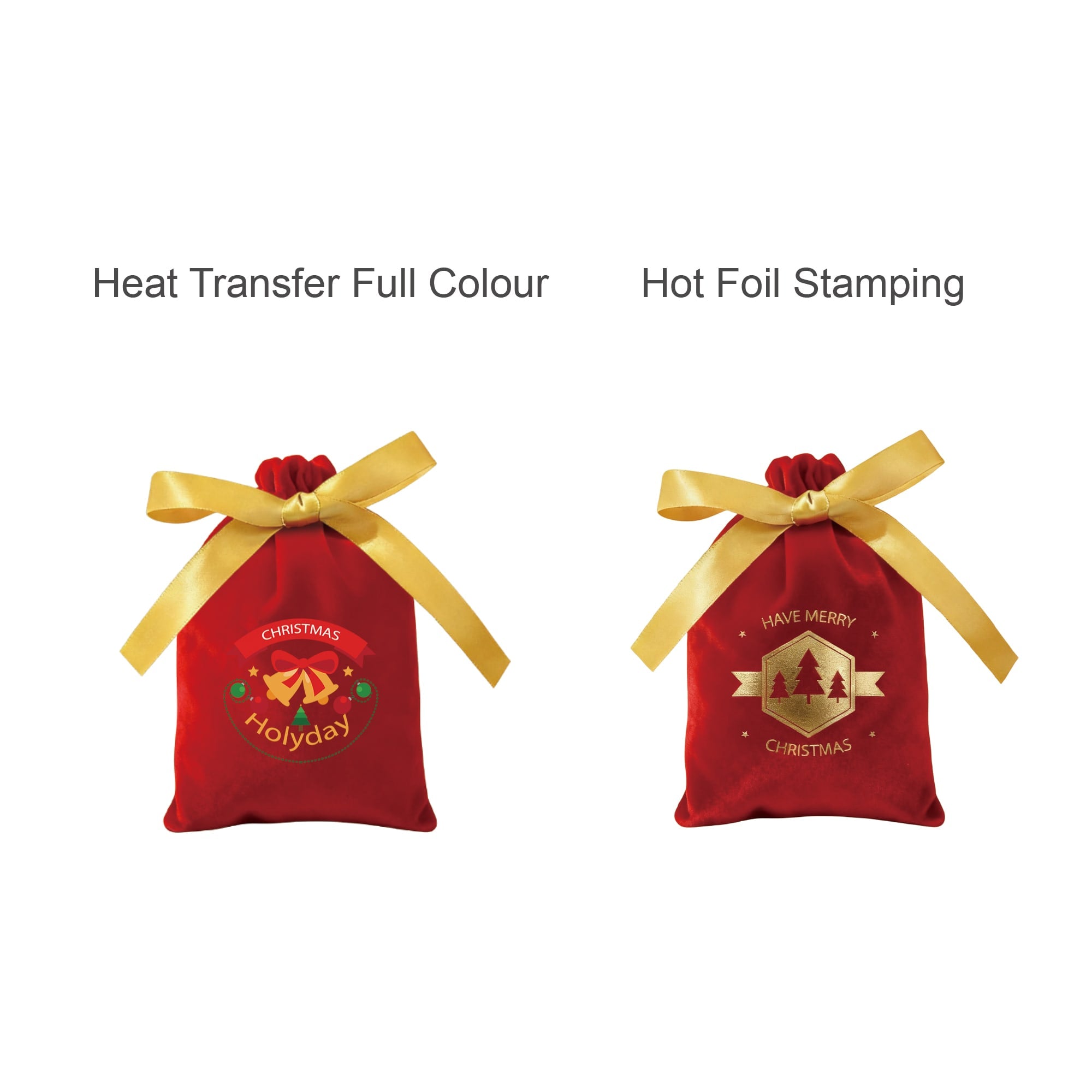 Ribbon Drawstring Gift Bags