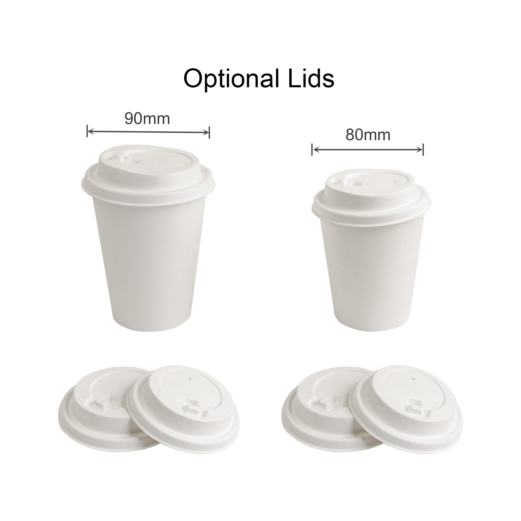 Home Compostable Aqueous Single Wall Paper Cups