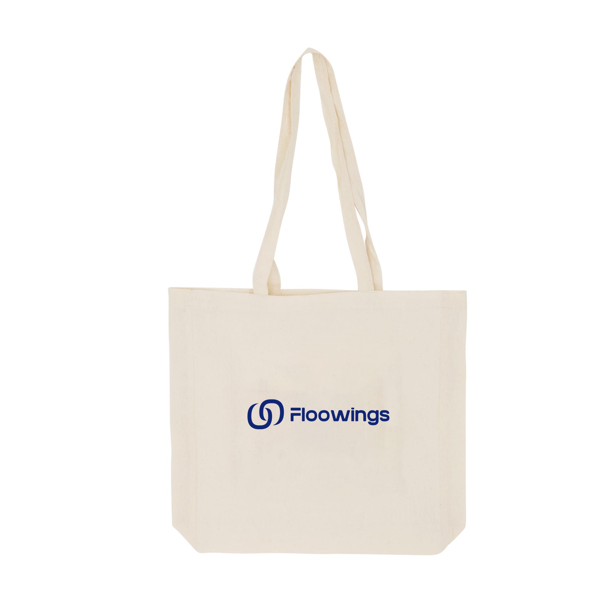 170gsm Long Handle Calico Bag with Gusset