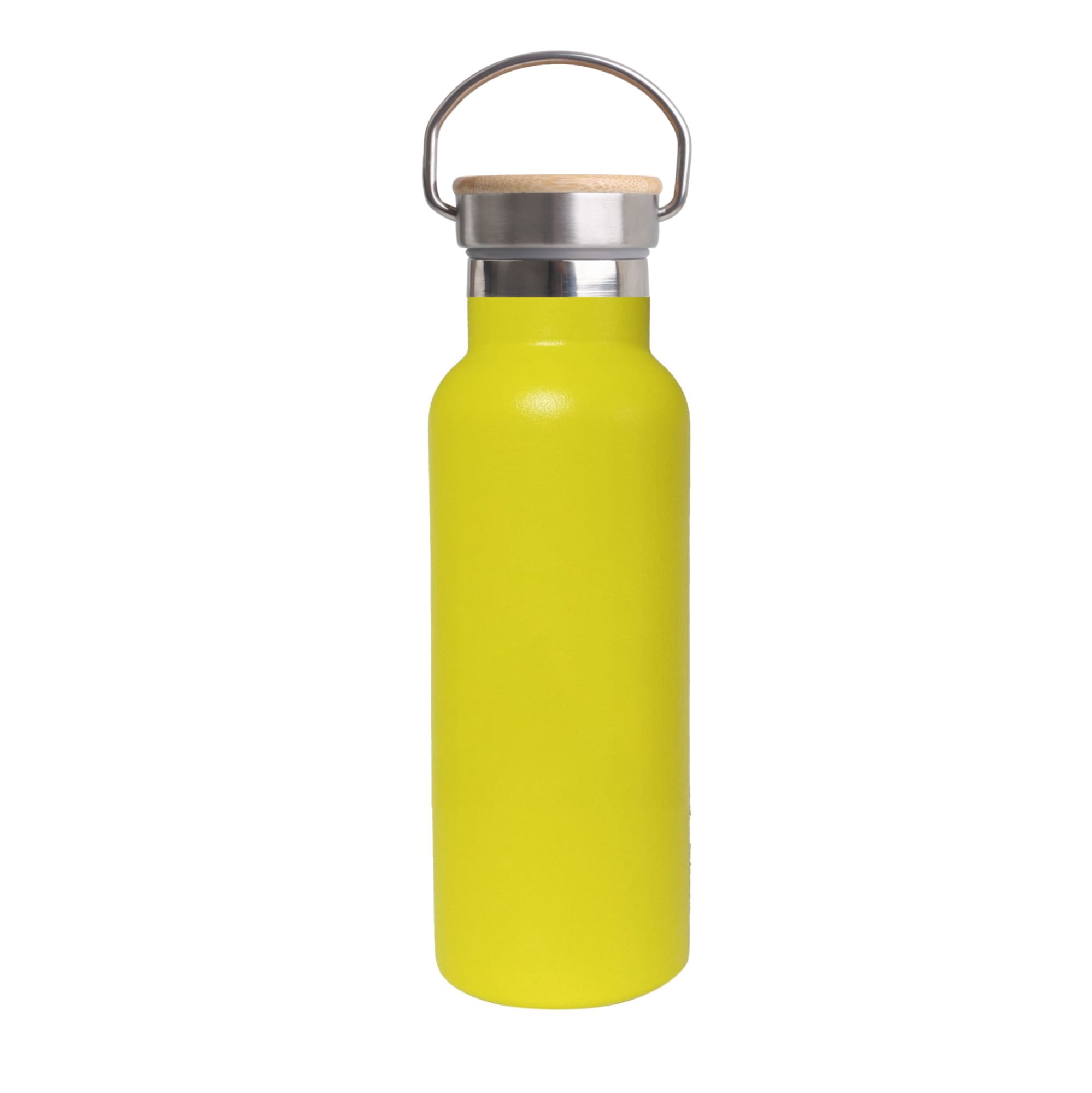 500ml Double Wall Vacuum Bottle with Bamboo Lid