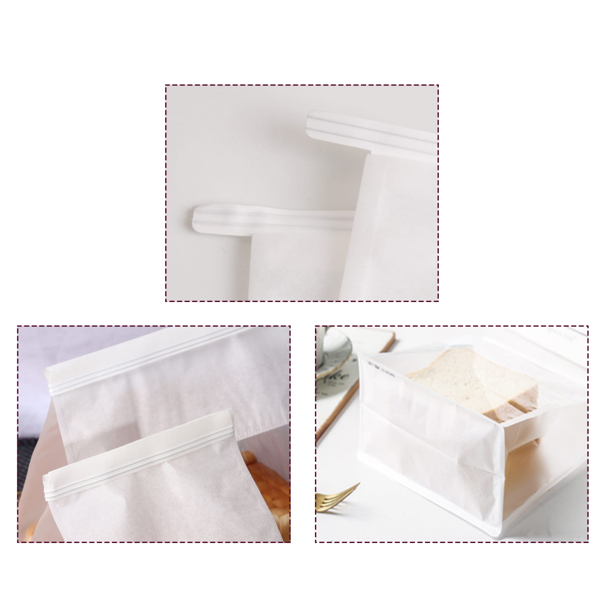 Iron Wire Sealing Storage Bag (22x28x11cm)