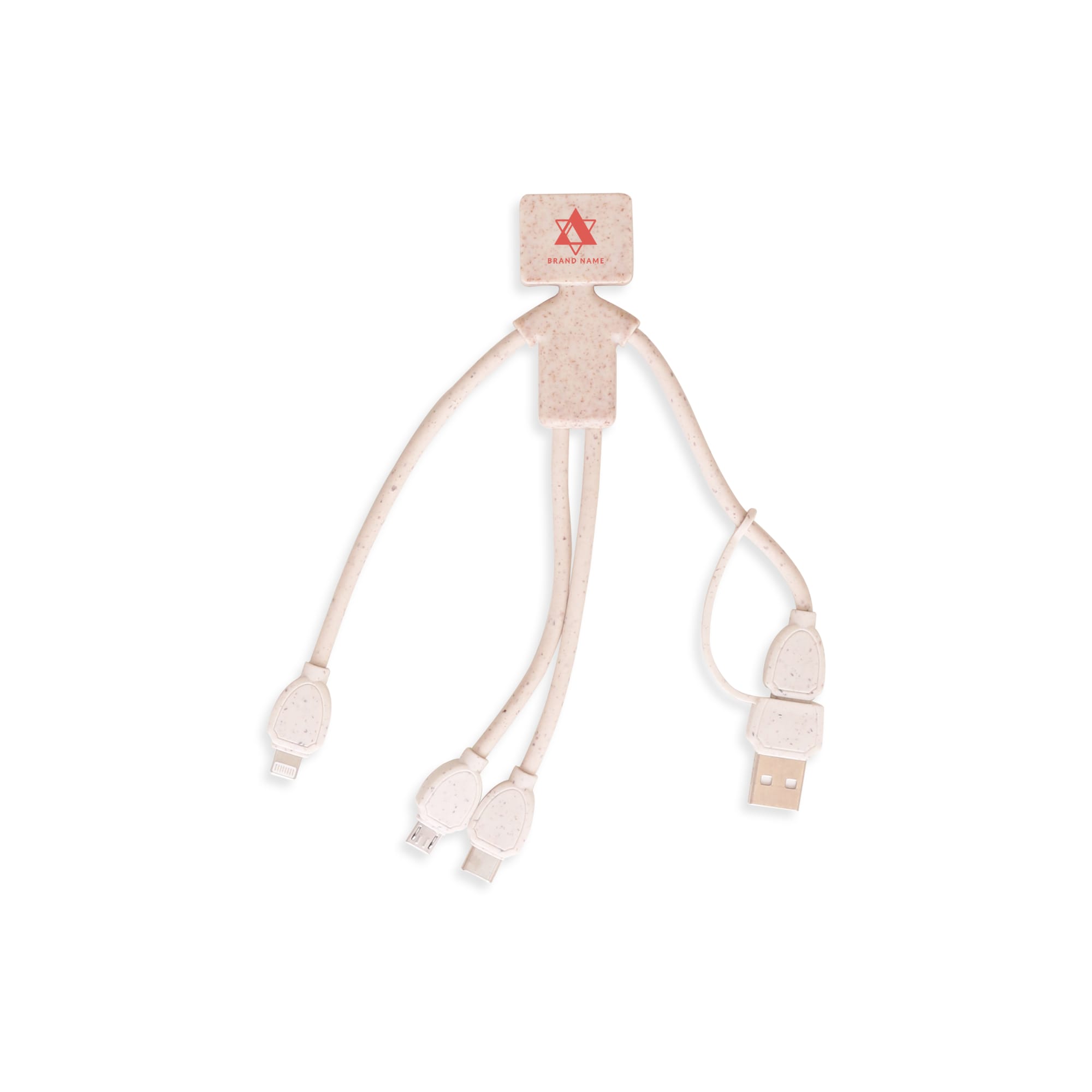 Wheat Straw Charging Cable - Man Shape